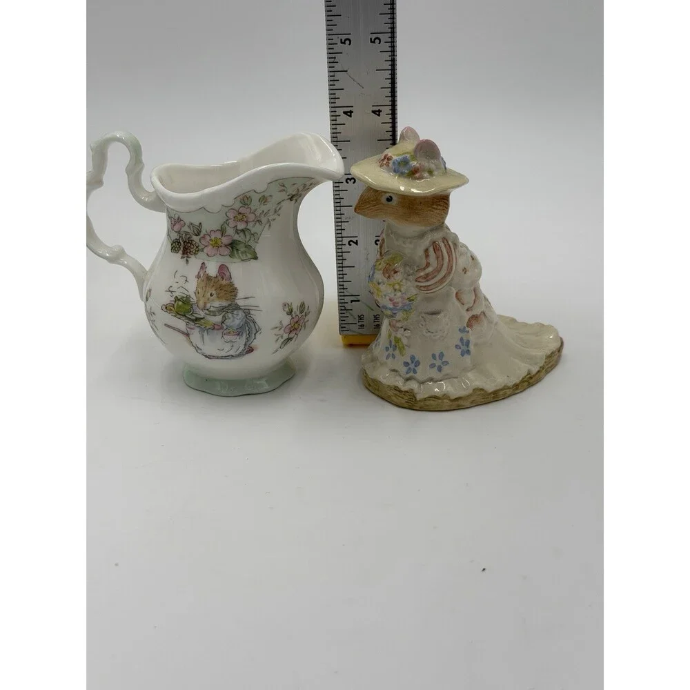 Royal Doulton Brambly Hedge Tea Service Creamer & Poppy Eyebright Set